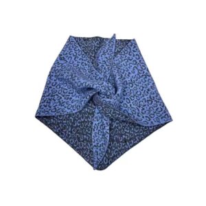 women’s leopard triangle scarf shawl – warm winter neck wrap, fashion animal print bandana