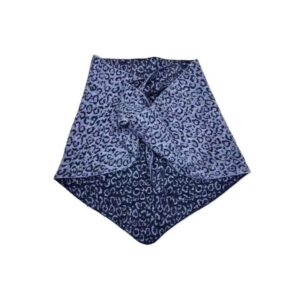 women’s leopard triangle scarf shawl – warm winter neck wrap, fashion animal print bandana