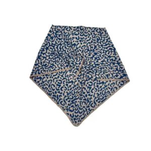 women’s leopard triangle scarf shawl – warm winter neck wrap, fashion animal print bandana