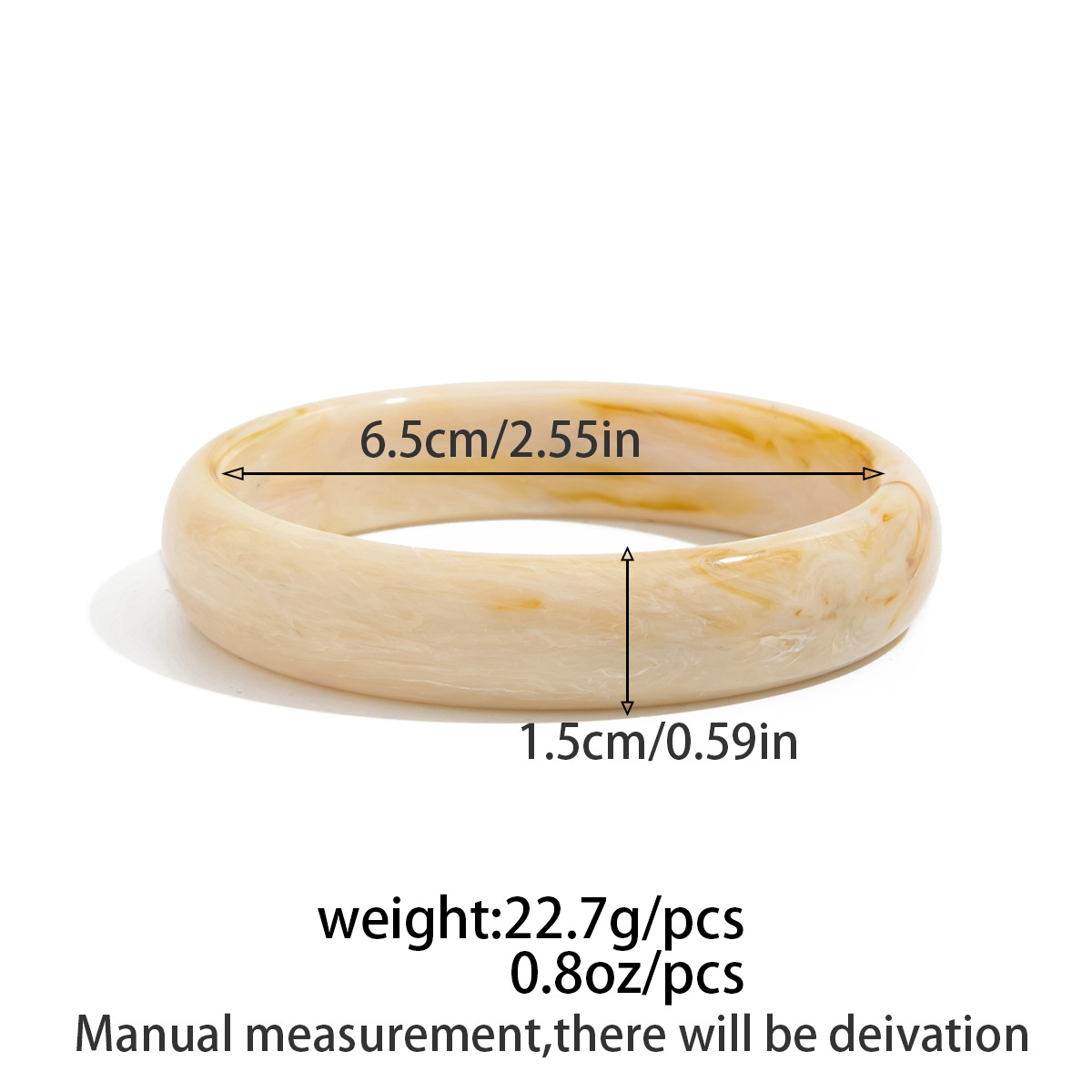 simple artistic retro wavy bracelet, irregular and special shaped elastic bracelet with design