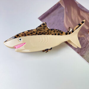 new niche animal shark clip ocean shark acetate hairpin personality sardine shark clip female hair accessories