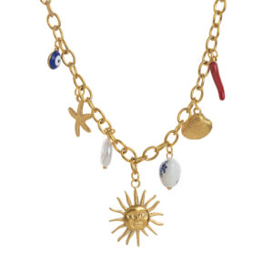 valentine's day necklace heart flower fruit pendant holiday new fashion jewelry