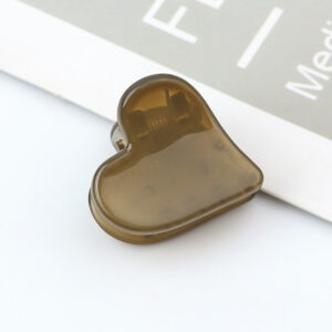 heart shaped small clip simple and versatile headdress girl hair clip net celebrity clip bangs side clip small clip hair accessories