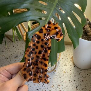 animal tiger kangaroo dinosaur leopard niche design grab clip shark clip cross border hair accessories ponytail clip