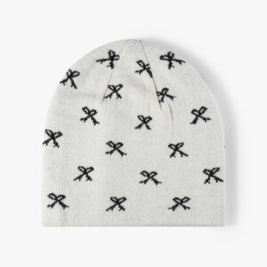 new cotton bow pullover hat autumn and winter thick european and american style ladies turban hat confinement hat