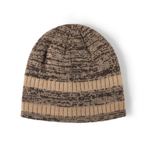 european and american color matching fashion warm simple men's wool hat outdoor travel knitted autumn and winter women's casual cold hat