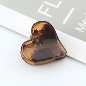 heart shaped small clip simple and versatile headdress girl hair clip net celebrity clip bangs side clip small clip hair accessories