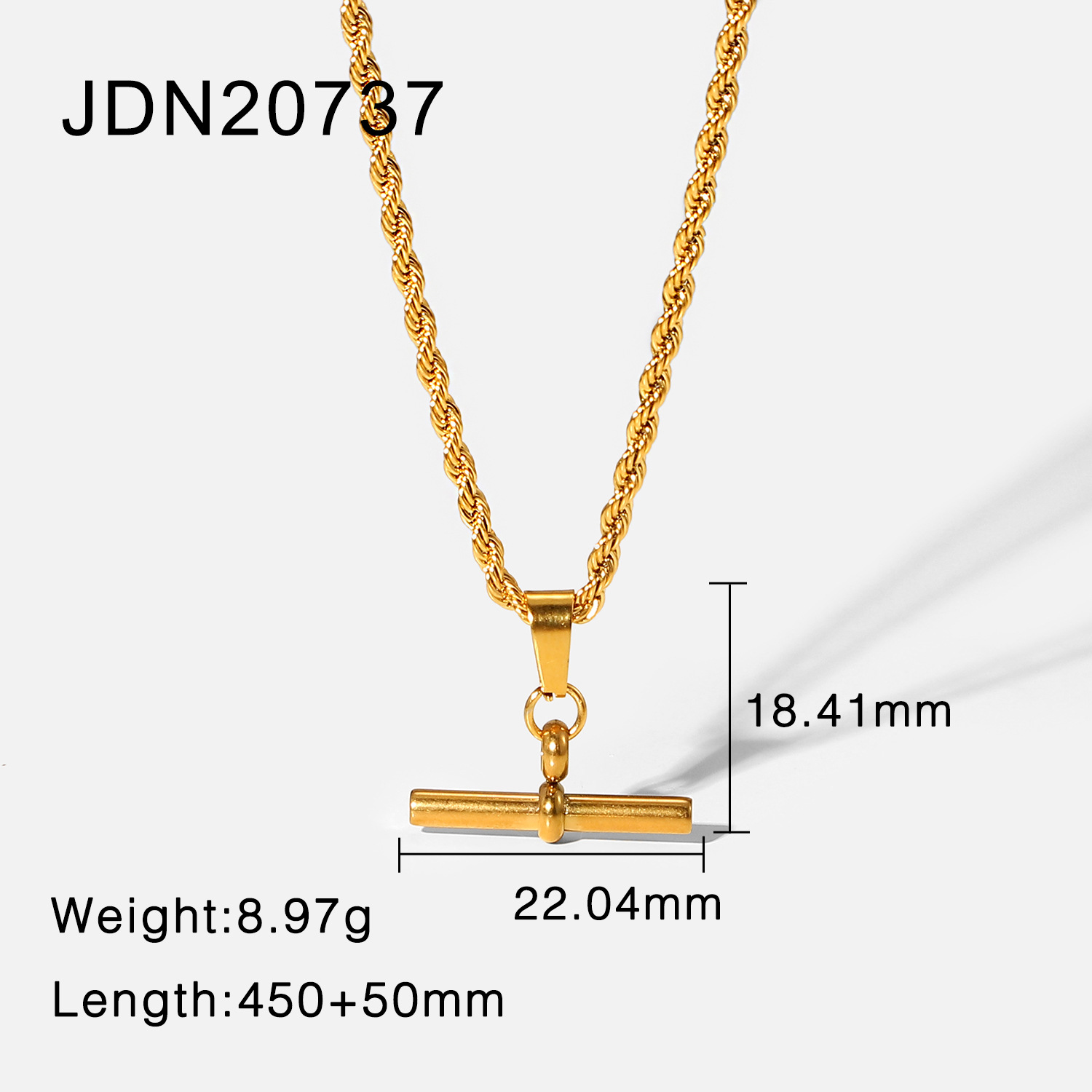 punk hip hop 18k gold stainless steel pendant rope chain/figaro chain/cuban chain necklace