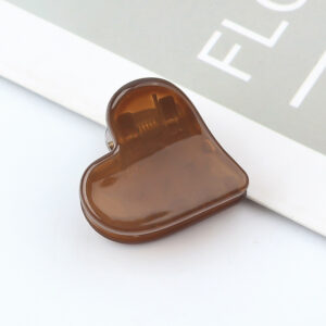 heart shaped small clip simple and versatile headdress girl hair clip net celebrity clip bangs side clip small clip hair accessories