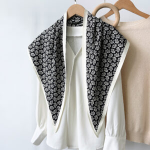 summer versatile waist tie with shirt, denim suit and shawl twill silk cool fashion triangle scarf