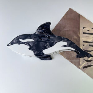 new niche animal shark clip ocean shark acetate hairpin personality sardine shark clip female hair accessories