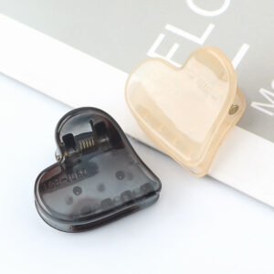 heart shaped small clip simple and versatile headdress girl hair clip net celebrity clip bangs side clip small clip hair accessories