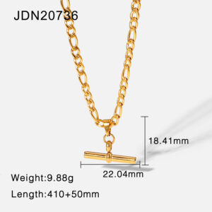 punk hip hop 18k gold stainless steel pendant rope chain/figaro chain/cuban chain necklace