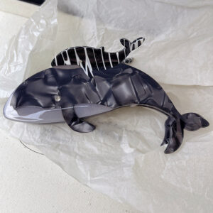 new niche animal shark clip ocean shark acetate hairpin personality sardine shark clip female hair accessories