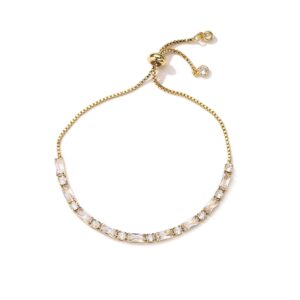 zircon geometric full diamond necklace bracelet 18k real gold electroplated diamond necklace european and american style