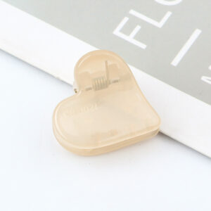 heart shaped small clip simple and versatile headdress girl hair clip net celebrity clip bangs side clip small clip hair accessories