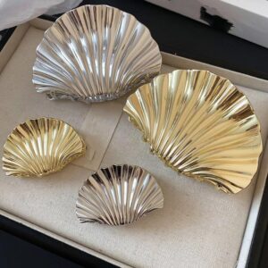 shell hairpin female flower hairpin simple back of the head hair shark clip european and american fashion ponytail clip headdress