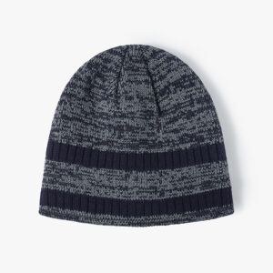 european and american color matching fashion warm simple men's wool hat outdoor travel knitted autumn and winter women's casual cold hat