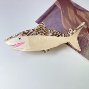new niche animal shark clip ocean shark acetate hairpin personality sardine shark clip female hair accessories
