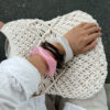 niche design polygonal translucent bracelet colorful macaron resin bracelet