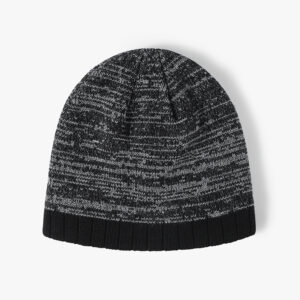 winter thick warm cross border ear protection large head circumference pullover knitted hat