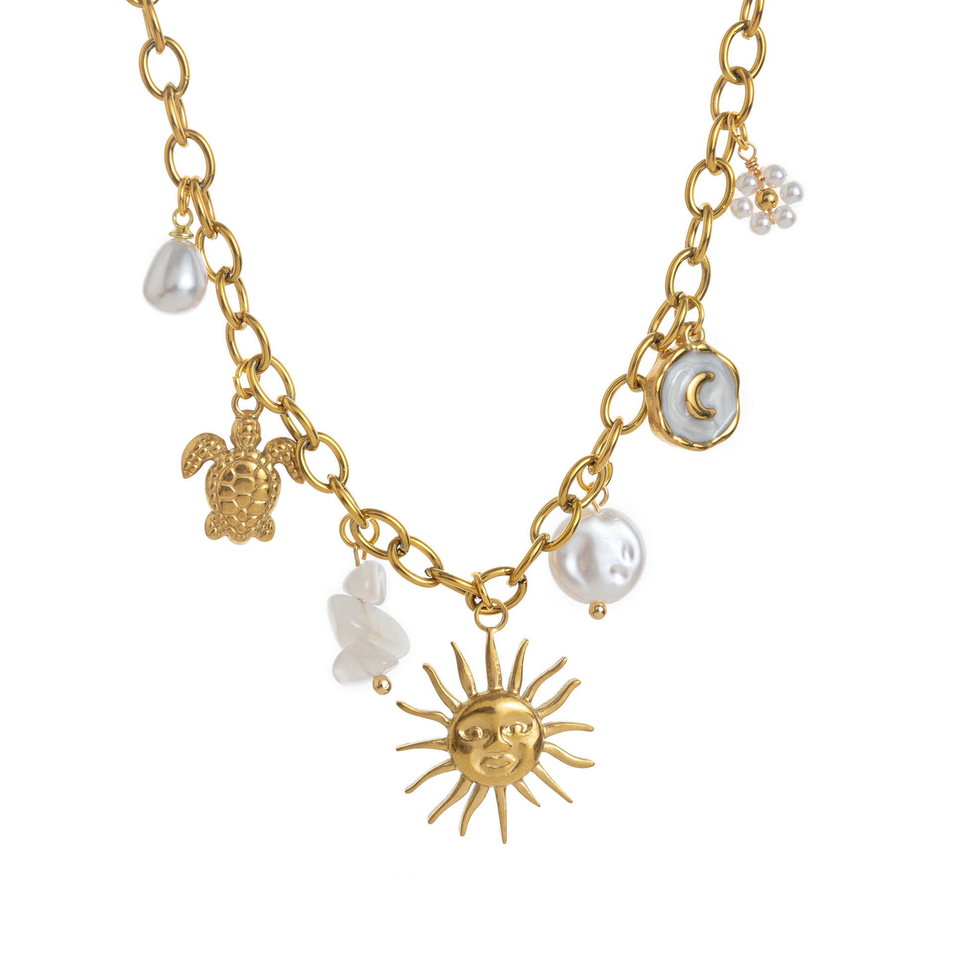 valentine's day necklace heart flower fruit pendant holiday new fashion jewelry