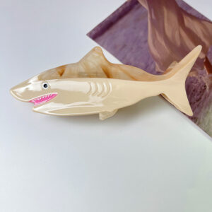 new niche animal shark clip ocean shark acetate hairpin personality sardine shark clip female hair accessories