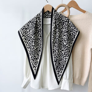 summer versatile waist tie with shirt, denim suit and shawl twill silk cool fashion triangle scarf