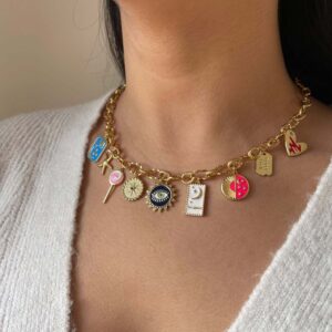 valentine's day necklace heart flower fruit pendant holiday new fashion jewelry