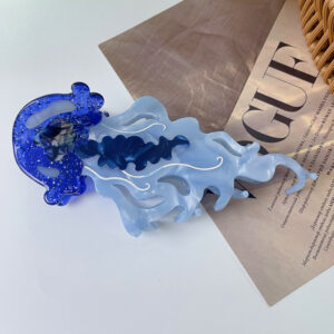 new niche animal shark clip ocean shark acetate hairpin personality sardine shark clip female hair accessories