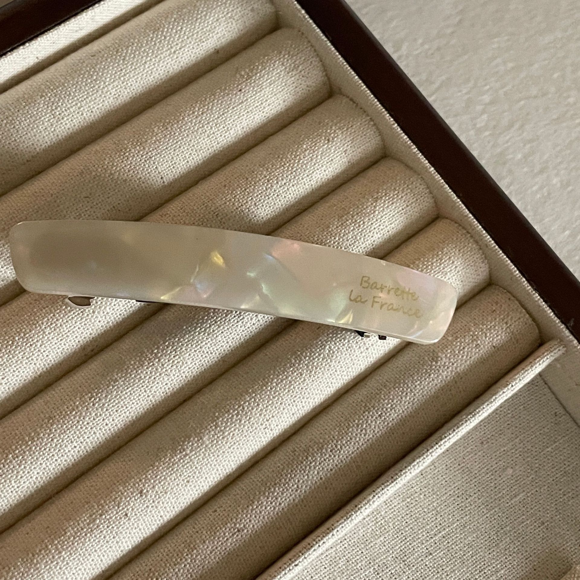 french ins gold label wide glossy hairpin high end black back clip spring clip ins hairpin