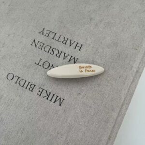 french ins gold label wide glossy hairpin high end black back clip spring clip ins hairpin