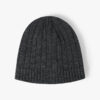 fashionable and versatile fine line knitted hat with thickened ear protection winter hat for young people
