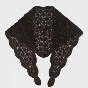 crochet hollow triangle scarf shawl fashionable and elegant spring and autumn versatile casual shoulder pad with small scarf