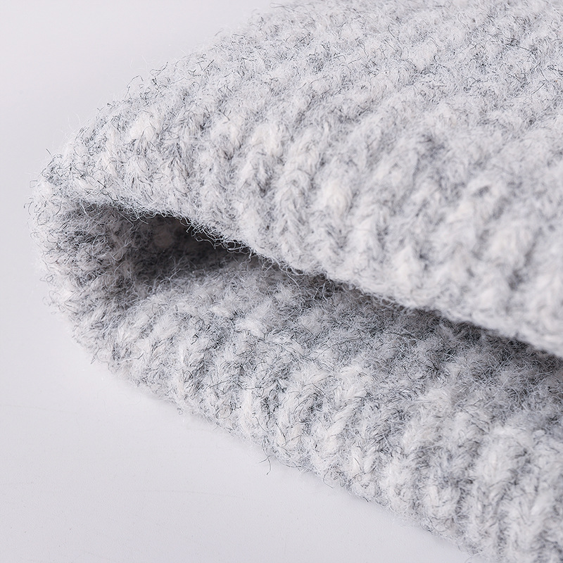 women's and men's winter hats with brim, knitted wool hats for warm outdoor use, ski hats with ear protection