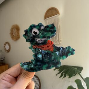 animal tiger kangaroo dinosaur leopard niche design grab clip shark clip cross border hair accessories ponytail clip