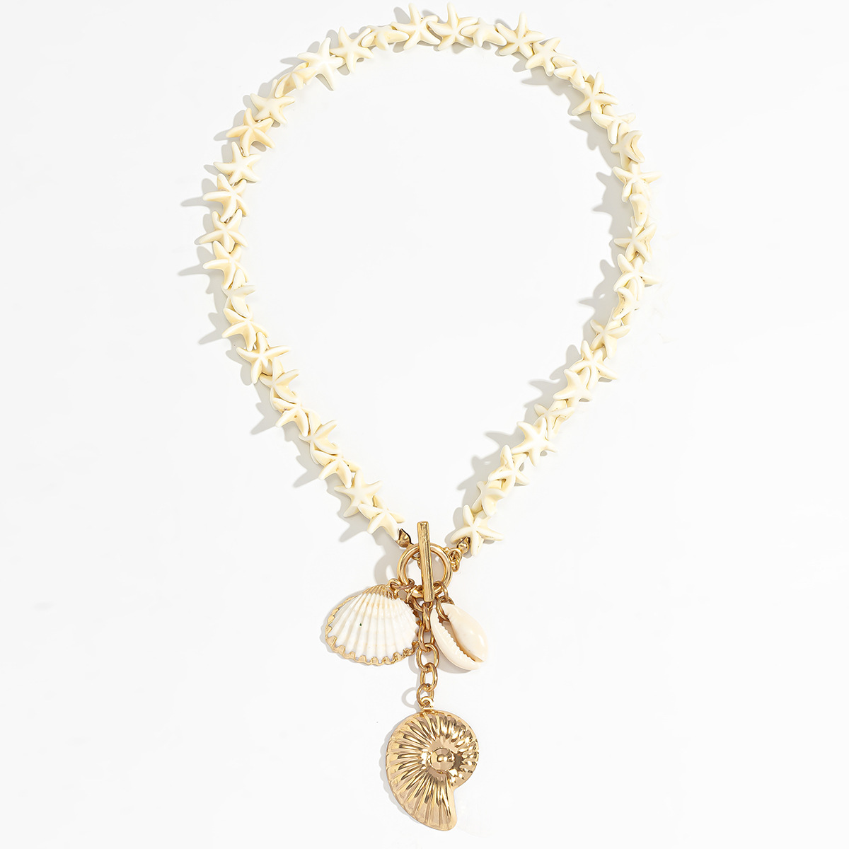 beach vacation shell clavicle necklace ocean style starfish all match set necklace
