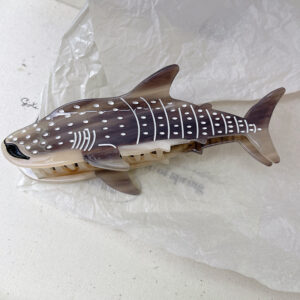 new niche animal shark clip ocean shark acetate hairpin personality sardine shark clip female hair accessories