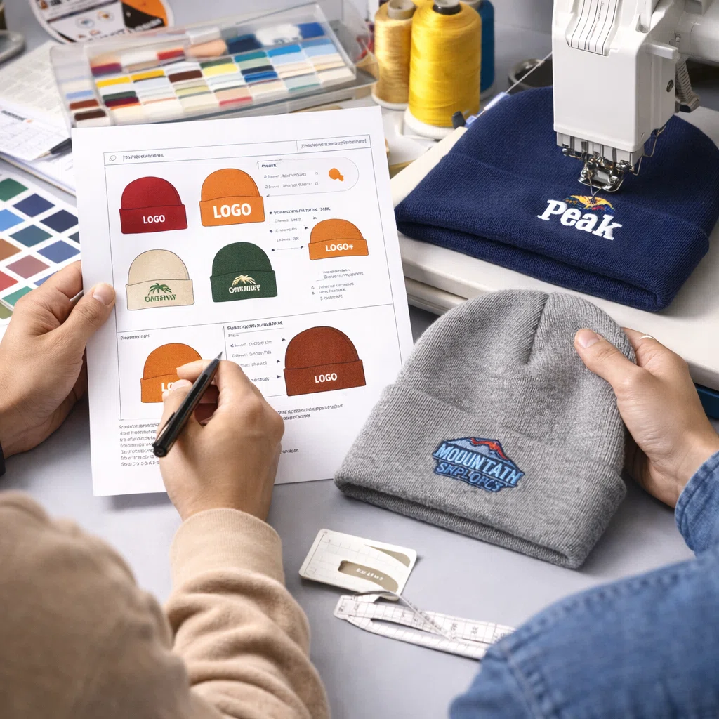 Smooth development to production transition for OEM ODM beanies with sample approval and bulk manufacturing support
