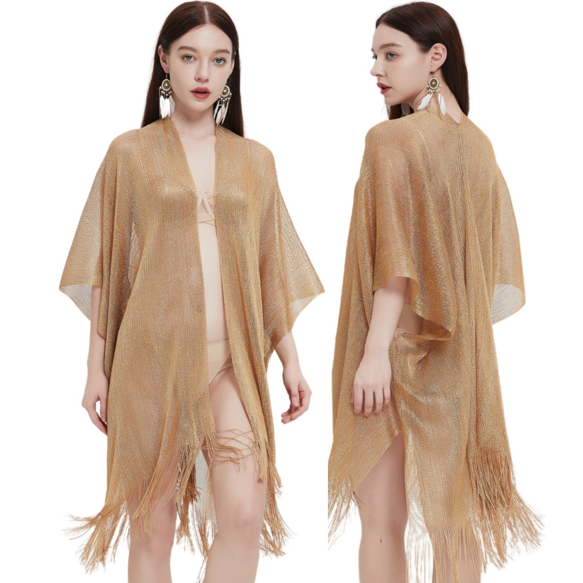 Lightweight fashion ponchos for women, designed for layering and fast fashion seasonal collections