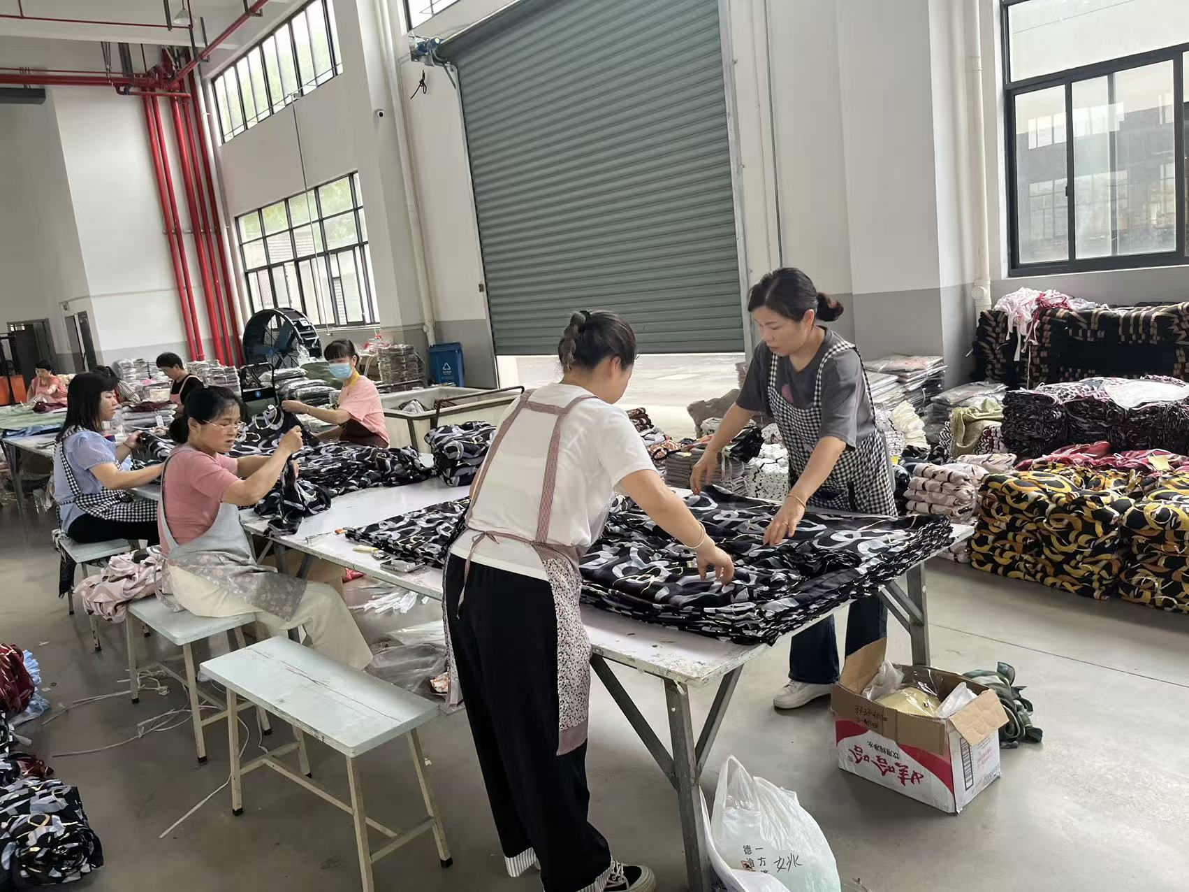 Consistent quality control process for wholesale scarf production