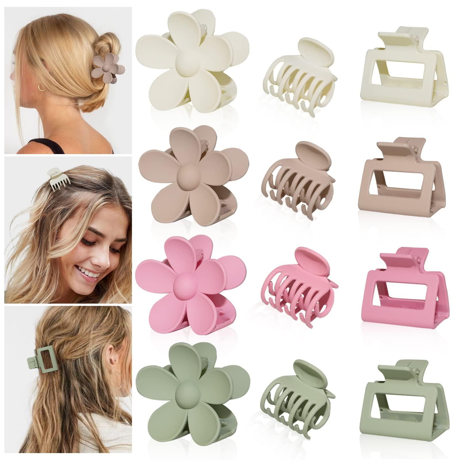Wholesale hair claws and claw clips in trendy sizes and finishes for fast fashion collections