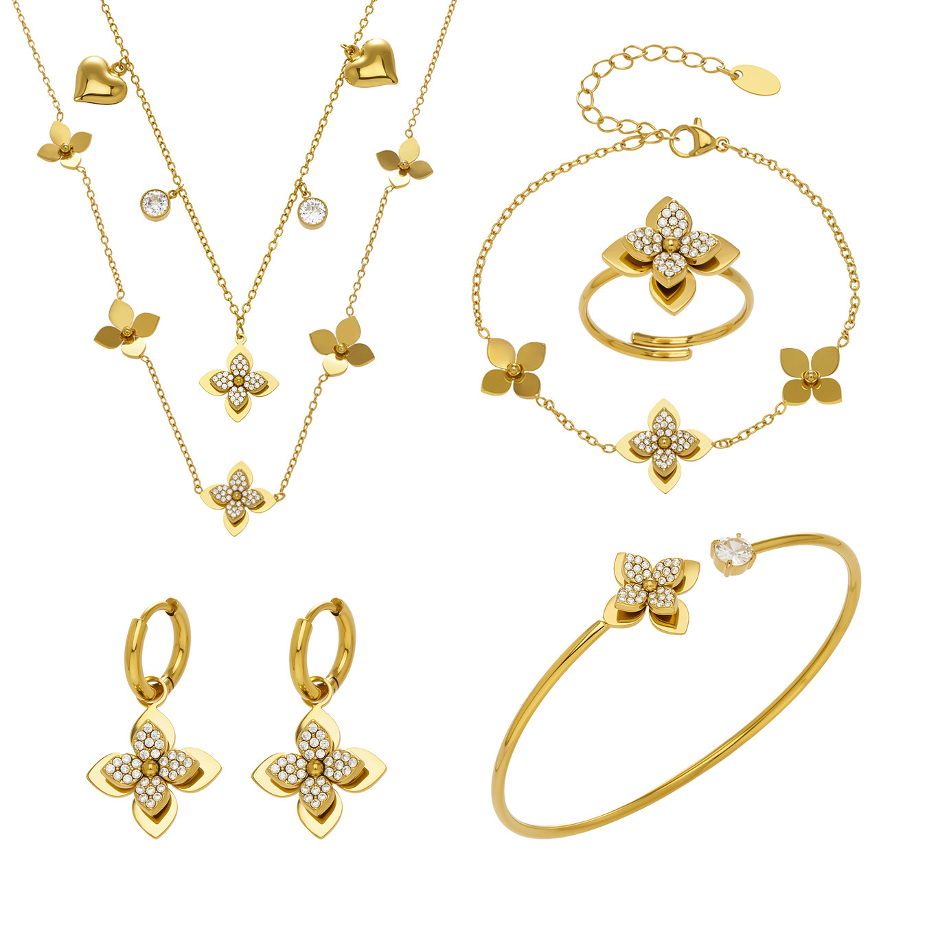 Wholesale jewelry sets manufacturer supplying necklace and earrings sets with retail-ready packaging for boutique and chain store programs